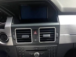 D Chrom Rahmen für Lüftungsschacht Mitte / Mercedes X204 GLK - Edelstahl poliert - Picture 1 of 3