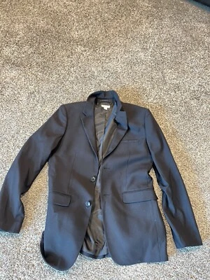 Chaqueta de Traje Merona Ajuste Moderno Dos Botones Para Hombre Gris NUEVA Talla S Foto 1 de 2