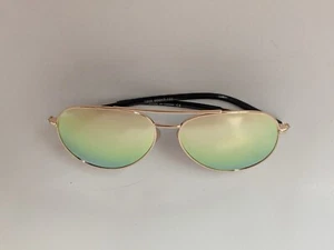 Luenx On My Way Aviator Polarized Sunglasses #1503 in Metal Gold Black - Picture 1 of 12