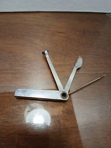 Vintage Yello Bolo Manomissione Pipe Spike Reamer 3 - 1 Pulitore Tubi - Foto 1 di 2