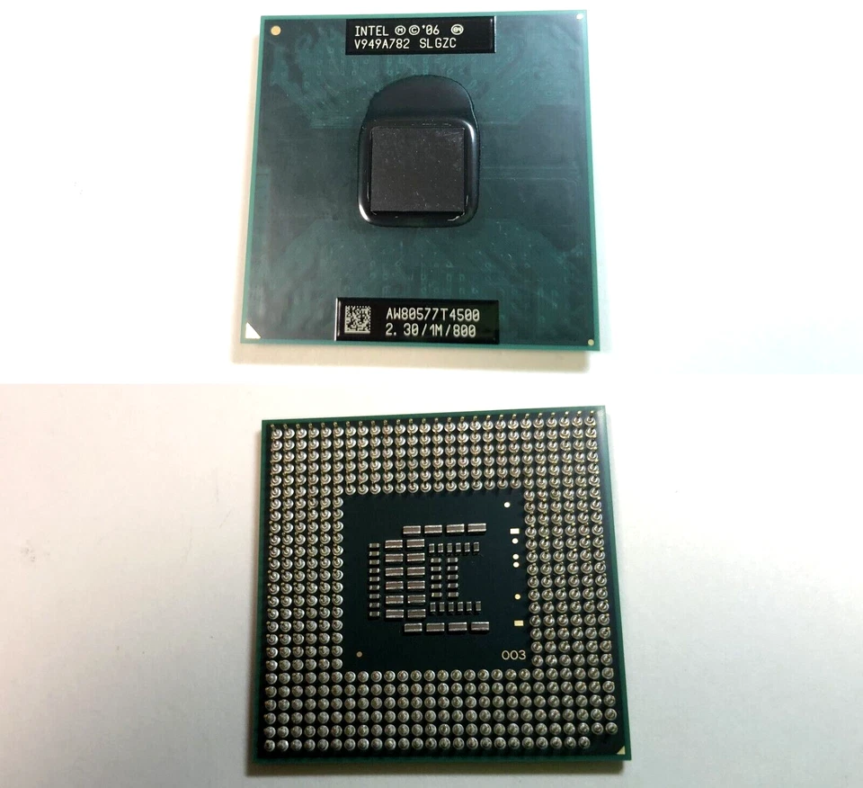 Intel Pentium T4500 Dual-Core 2.3GHz 1MB 800MHz Socket P SLGZC CPU Processor - Image 1 of 2