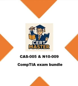 CAS-005 & N10-009 exam bundle! 117 + 201 QA !APRIL UPDATES - Photo 1/1
