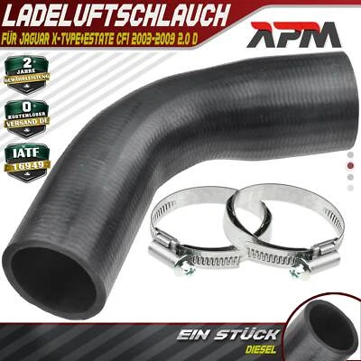Ladeluftschlauch Turboschlauch für Jaguar X-Type+Estate CF1 2003-2009 2.0 D - Bild 1 von 4