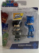 Cat Boy and Romeo Hero Villain Jointed PJ Masks Action Figures