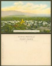 Burma Old Colour Postcard Mandalay Kuthodaw 716 Pagodas from Hill Birds Eye View