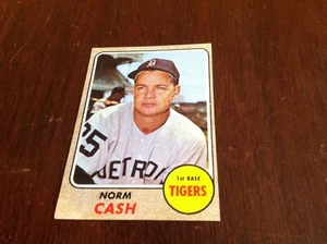 1968 Topps #256 Norm Cash (EXMT) - Picture 1 of 2