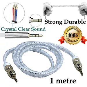 1m AUX IN Auxiliary extension cable stereo audio car for Blaupunkt JBL Yamaha - Picture 1 of 5