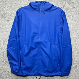 Rains Mens Storm Breaker Jacket XS Hood Waterproof Pockets Unisex New - Picture 1 of 13