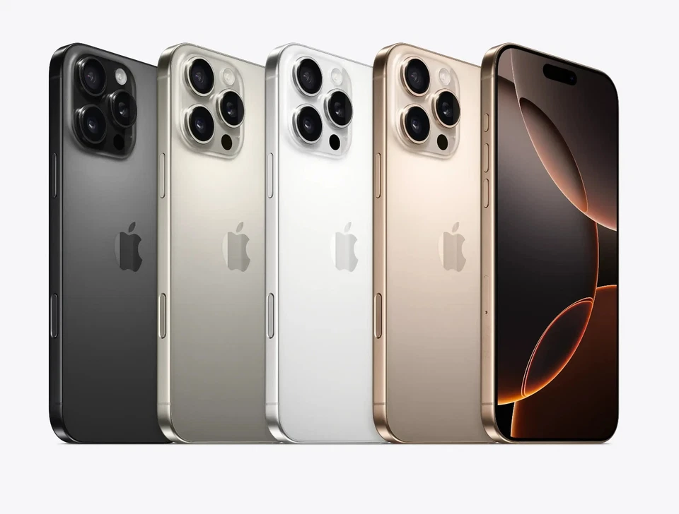 Apple iPhone 16 Pro max 256GB Titan Wüstend Natur weiß - Bild 1 von 1