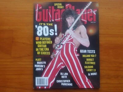 Guitar Player Magazine April 2001 Van Halen Cover, 80s, John 5, Uli Roth - Image 1 of 4