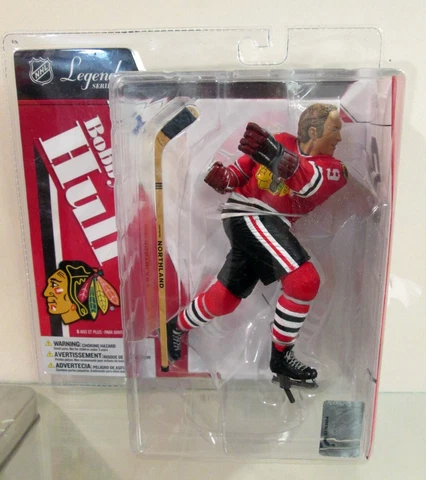 2006-07 MCFARLANE HOCKEY LEGEND SERIES 4 HALL OF FAMER BOBBY HULL BLACKHAWKS NIB Cover