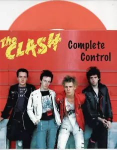 CLASH Complete Control 7" VINYL w/PS PUNK ROCK Orange Vinyl 1977 French TV - Picture 1 of 2