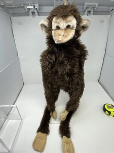 Vintage 1983 Embraceables Marionnette à Main 31" Peluche Chimpanz Singe Faire semblant Jouer ÉNORME - Photo 1/13