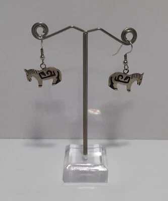 925 STERLING SILVER DONKEY DANGLE EARRINGS  - Image 1 of 4