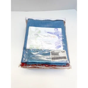 Ethan Allen Rodeo Duvet Country Bandana Paisley Denim Western Sham Twin NWT - Picture 1 of 6