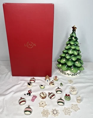 Рождественская елка Lenox адвент календарь с мини украшениями (один был отремонтирован) - Изображение 1 из 4
