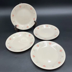 CORELLE "FOREVER YOURS" BREAD/BUTTER PLATES...SET OF 4 - Picture 1 of 4