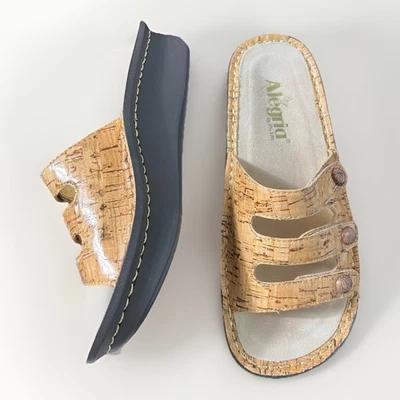 Sandalias para caminar Alegria Fiona para mujer talla 37 6,5-7 con estampado de corcho nuevas en caja Foto 1 de 4