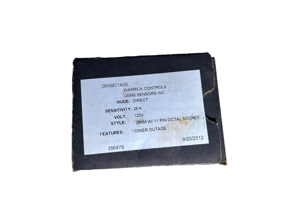 GEMS Warrick 26NMC1A0E Liquid Level Control ALWCO power outage NOS NIB  - Image 1 of 4