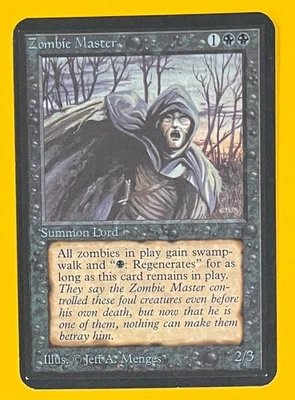 MTG ZOMBIE MASTER Alpha (OldManMTG 012-379) - Image 1 of 4