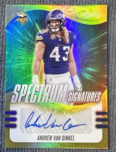 2025 Panini Assoluto Andrew Van Ginkel Spectrum Firme Oro Auto /10 SPS-AVG - Foto 1 di 5