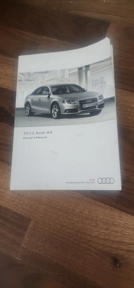 Audi A4 2012 manual del propietario guía, envío gratuito  Foto 1 de 1