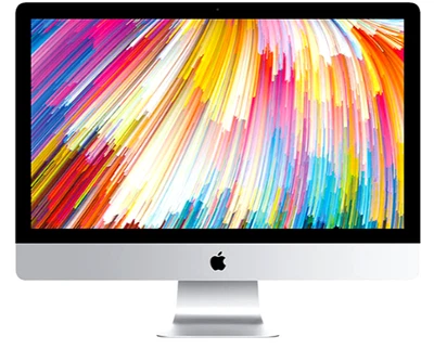 Apple iMac 27" 5K Retina i7 Turbo 4.50GHz 64GB RAM Fusion 2TB HDD 128GB SSD 2017 - Image 1 of 4