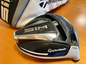 TaylorMade driver SIM 10.5 degree head only right handed very good free shipping - Picture 1 of 5