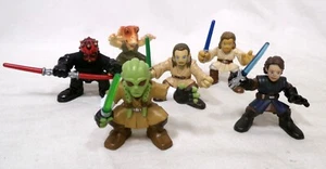 Hasbro Star Wars Galactic Heroes Prequels 2.5" Figures Lot of 6 - Picture 1 of 3