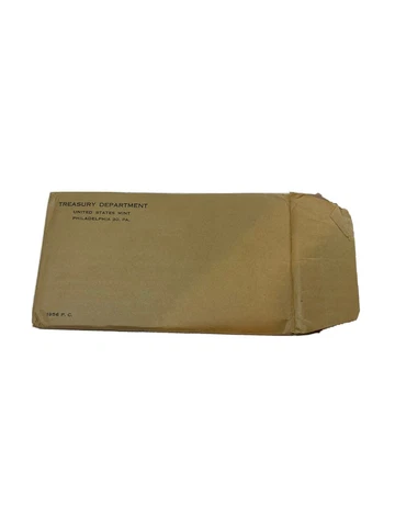 1956 US Proof Set. Mint Sealed in a flat cello, envelope. FREE SHIPPING Cover