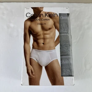 Calvin Klein Men's Cotton Classics 3-Pack Brief - Size 2Xl Gray - Picture 1 of 4