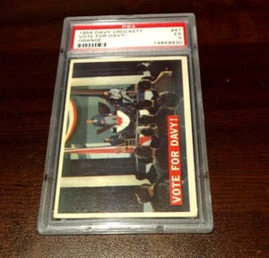 1956 Topps Davy Crockett Orange #41 VOTE FOR DAVY PSA 5 - Picture 1 of 1