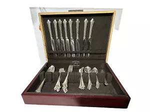 GORHAM - Lady Caroline - Silver Plate Circa 1933 - 51 Pieces Flatware Set - Picture 1 of 24