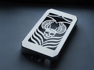​Honda VT1100 Shadow - Skull - Kühlerschutz Abdeckung - Schutzgitter Schild - Bild 1 von 2