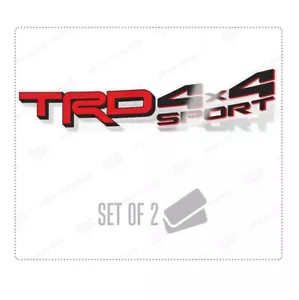 2X GOLD HOOK TRD 4x4 Sport Decals Stickers for Tundra 2020-23, REFLECTIVE Vinyl - Bild 1 von 4