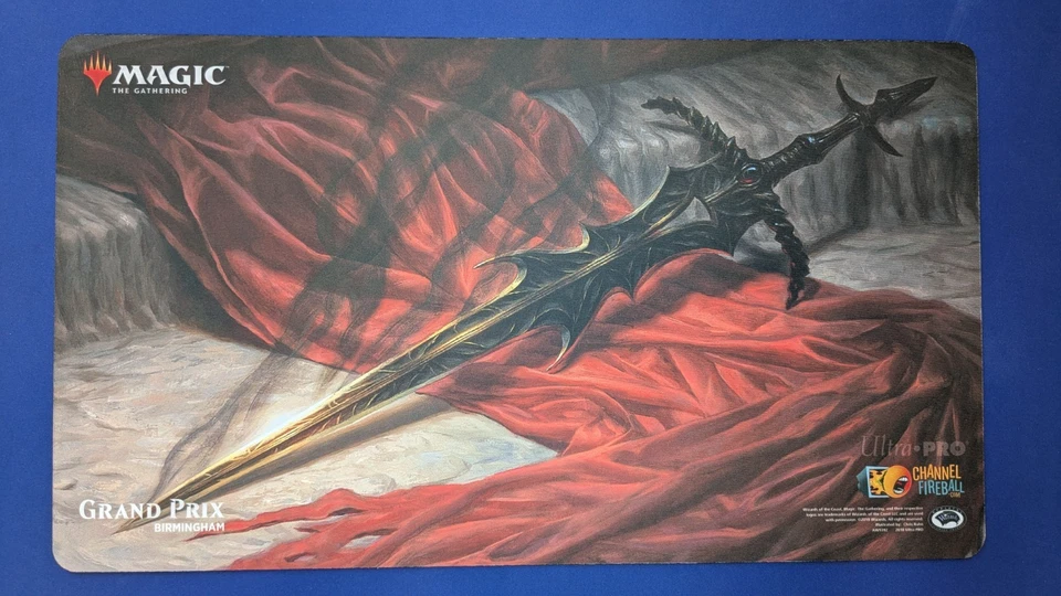 GP Birmingham Blackblade Reforged Magic The Gathering MTG Playmat TCG CCG Mat - Image 1 of 1