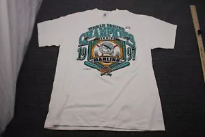 Camiseta Grande 1997 Florida Marlins MLB Campeones de la Serie Mundial Serie Mundial Stock Muerto - Imagen 1 de 15