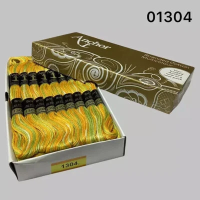 Anchor Threads Stranded Cotton Thread Floss Cross Stitch Embroidery Shade 1304 - Image 1 of 3