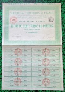 France & Dépt 75 - Siège à Paris - Rare Secteur des Truffières de France de 1899 - Picture 1 of 1