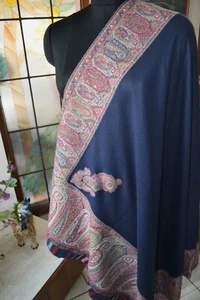 ÜBERWURF KANI JAMAWAR SCHAL GROSS ~ 100 % KASCHMIR PASHMINA ~ JAMAVAR ~ 14 DESIGNS ZUR AUSWAHL - Bild 1 von 7