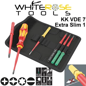 Wera Interchangeable VDE Screwdriver Set KK VDE 7 Extra Slim 1 7pc PH TX SL - Picture 1 of 9