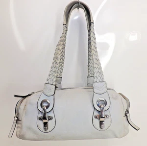 Tommy Hilfiger Cuero Correa Trenzada Hombro Clásicos Americanos Bolso de Mano Cartera - Imagen 1 de 23