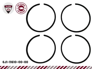 6J1-11610-00-00 Fits Yamaha Outboard 4 5 HP Piston Ring Set STD x4 PCS - Picture 1 of 9