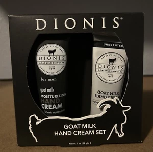 Dionis Goat Milk Hand Cream SET For Men OOP Two 1 Oz Lotions - Picture 1 of 5