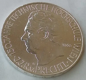 25 Schilling 1965. Technische Hochschule Wien, Austria silver coin, Silver .800 - Picture 1 of 2