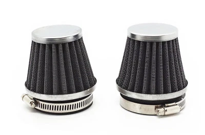2x 50mm Air Filter for Yamaha SR500 XT500 XJ650 XS750 XS850 XJ900 XS1100 - Image 1 of 2