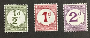 Bechuanaland Protectorate 1932 VF MH Sc#J4-J6 (W37) - Picture 1 of 2