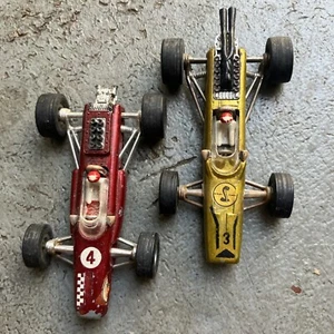 Majorette 228-229 Made In France Vintage 70s Racecar Lot Of 2 - Picture 1 of 5