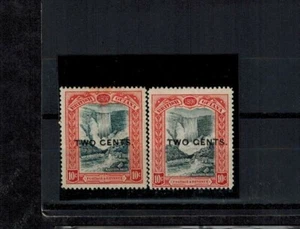 British Guiana 1899 Provisional 2C on 10c MOG VF SG. 223,223b CV L65+ - Picture 1 of 2