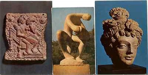 6 POSTALES DE ARTE DE LA INDIA ALREDEDOR DE 1962 COMO NUEVAS, ENVÍO GRATUITO EN EE. UU. - Imagen 1 de 4